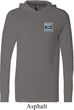 Mens Shirt Built Ford Tough Crest Pocket Print Lightweight Hoodie Tee
