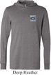 Mens Shirt Built Ford Tough Crest Pocket Print Lightweight Hoodie Tee