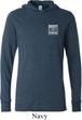 Mens Shirt Built Ford Tough Crest Pocket Print Lightweight Hoodie Tee