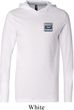 Mens Shirt Built Ford Tough Crest Pocket Print Lightweight Hoodie Tee