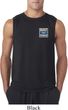 Mens Shirt Built Ford Tough Crest Pocket Print Sleeveless Tee T-Shirt