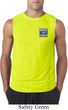 Mens Shirt Built Ford Tough Crest Pocket Print Sleeveless Tee T-Shirt