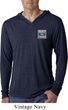 Mens Shirt Built Ford Tough Pocket Lightweight Hoodie Tee T-Shirt