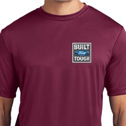 Mens Shirt Built Ford Tough Pocket Print Moisture Wicking Tee T-Shirt