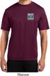 Mens Shirt Built Ford Tough Pocket Print Moisture Wicking Tee T-Shirt