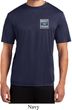 Mens Shirt Built Ford Tough Pocket Print Moisture Wicking Tee T-Shirt