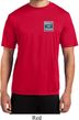 Mens Shirt Built Ford Tough Pocket Print Moisture Wicking Tee T-Shirt