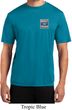 Mens Shirt Built Ford Tough Pocket Print Moisture Wicking Tee T-Shirt