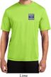 Mens Shirt Built Ford Tough Pocket Print Moisture Wicking Tee T-Shirt