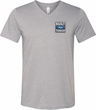Mens Shirt Built Ford Tough Pocket Print Tri Blend V-neck Tee T-Shirt