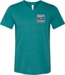 Mens Shirt Built Ford Tough Pocket Print Tri Blend V-neck Tee T-Shirt