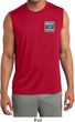 Mens Shirt Built Ford Tough Pocket Sleeveless Moisture Wicking Tee