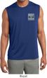 Mens Shirt Built Ford Tough Pocket Sleeveless Moisture Wicking Tee