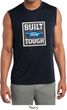 Mens Shirt Built Ford Tough Sleeveless Moisture Wicking Tee T-Shirt