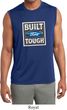 Mens Shirt Built Ford Tough Sleeveless Moisture Wicking Tee T-Shirt