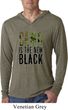 Mens Shirt Camo is the New Black Lightweight Hoodie Tee T-Shirt