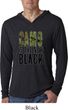 Mens Shirt Camo is the New Black Lightweight Hoodie Tee T-Shirt
