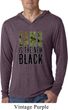 Mens Shirt Camo is the New Black Lightweight Hoodie Tee T-Shirt