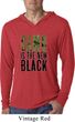 Mens Shirt Camo is the New Black Lightweight Hoodie Tee T-Shirt