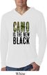 Mens Shirt Camo is the New Black Lightweight Hoodie Tee T-Shirt