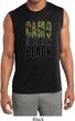 Mens Shirt Camo is the New Black Sleeveless Moisture Wicking Tee
