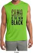 Mens Shirt Camo is the New Black Sleeveless Moisture Wicking Tee