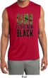 Mens Shirt Camo is the New Black Sleeveless Moisture Wicking Tee