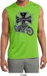 Mens Shirt Chopper Cross Skeleton Sleeveless Moisture Wicking Tee
