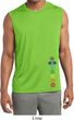 Mens Shirt Colored Chakra Bottom Print Sleeveless Moisture Wicking Tee