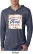 Mens Shirt Distressed Ford Parts Lightweight Hoodie Tee T-Shirt
