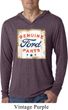 Mens Shirt Distressed Ford Parts Lightweight Hoodie Tee T-Shirt