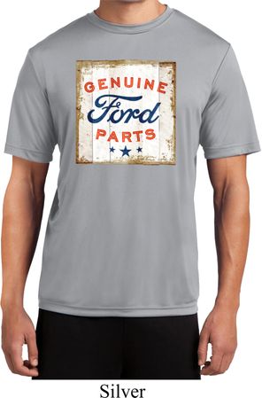 Mens Shirt Distressed Genuine Ford Parts Moisture Wicking Tee T-Shirt