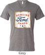 Mens Shirt Distressed Genuine Ford Parts Tri Blend V-neck Tee T-Shirt