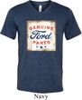 Mens Shirt Distressed Genuine Ford Parts Tri Blend V-neck Tee T-Shirt