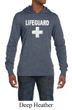 Mens Shirt Distressed Lifeguard Lightweight Hoodie Tee T-Shirt