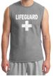 Mens Shirt Distressed Lifeguard Muscle Tee T-Shirt