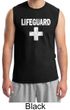 Mens Shirt Distressed Lifeguard Muscle Tee T-Shirt