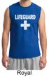 Mens Shirt Distressed Lifeguard Muscle Tee T-Shirt