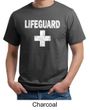 Mens Shirt Distressed Lifeguard Organic Tee T-Shirt