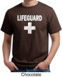 Mens Shirt Distressed Lifeguard Organic Tee T-Shirt