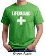Mens Shirt Distressed Lifeguard Organic Tee T-Shirt