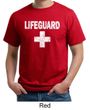 Mens Shirt Distressed Lifeguard Organic Tee T-Shirt