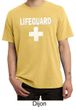 Mens Shirt Distressed Lifeguard Pigment Dyed Tee T-Shirt