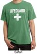 Mens Shirt Distressed Lifeguard Pigment Dyed Tee T-Shirt