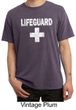Mens Shirt Distressed Lifeguard Pigment Dyed Tee T-Shirt