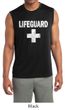 Mens Shirt Distressed Lifeguard Sleeveless Moisture Wicking Tee