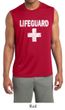 Mens Shirt Distressed Lifeguard Sleeveless Moisture Wicking Tee