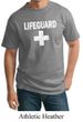 Mens Shirt Distressed Lifeguard Tall Tee T-Shirt