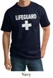 Mens Shirt Distressed Lifeguard Tall Tee T-Shirt