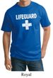 Mens Shirt Distressed Lifeguard Tall Tee T-Shirt